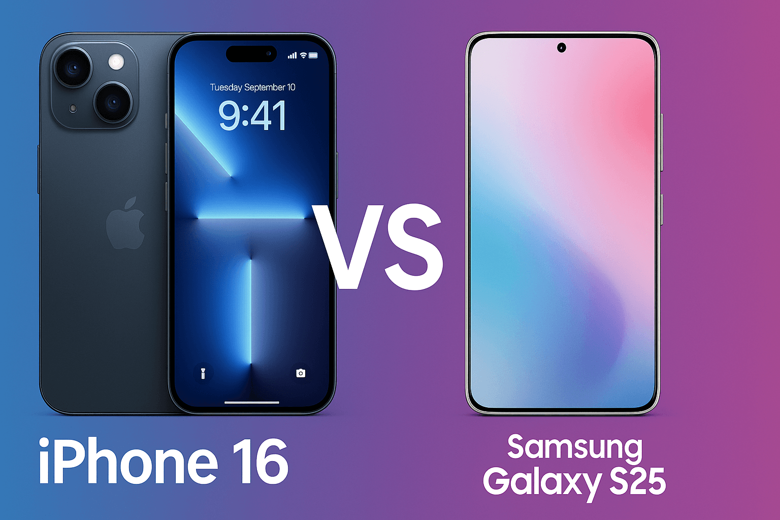 Which one should you buy, the iPhone 16 or the Samsung Galaxy S25?