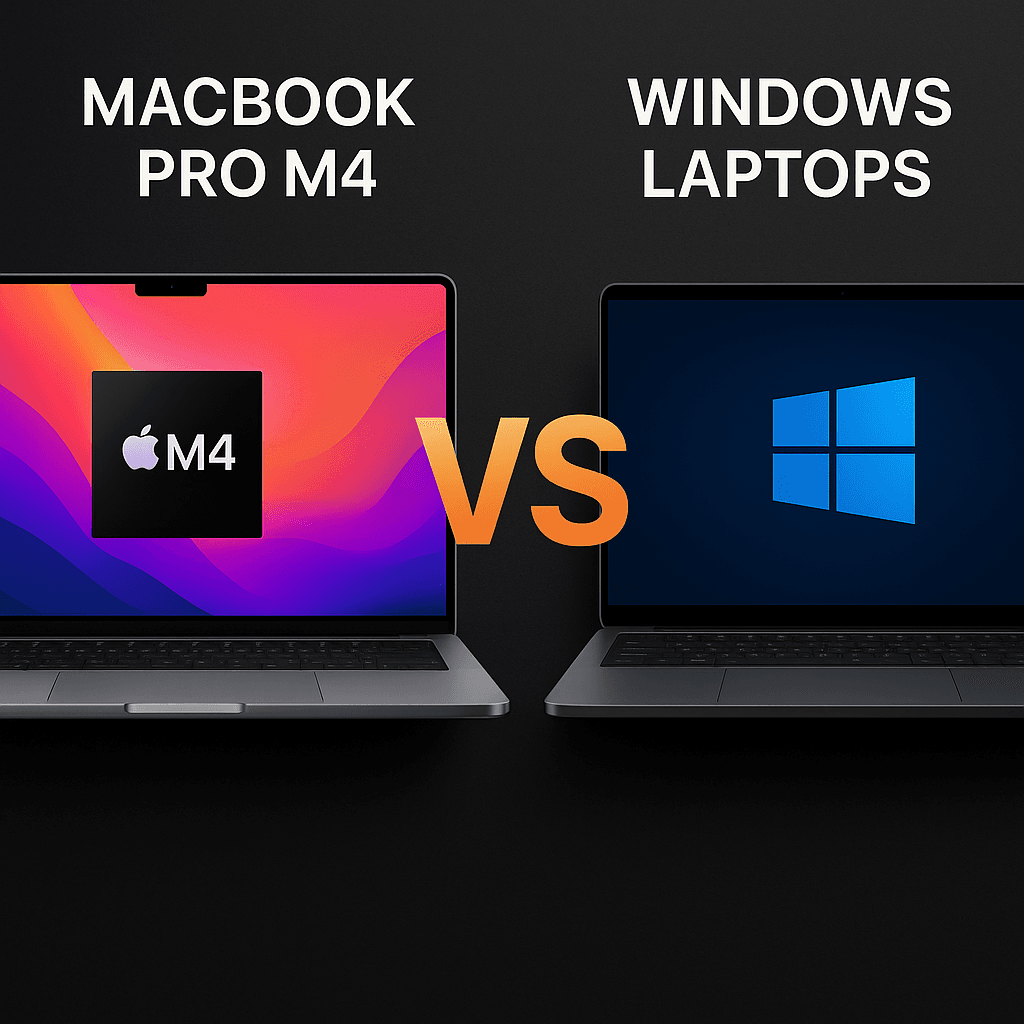 MacBook Pro M4 vs. Windows Laptops: Which Is Better for Creators in 2025?