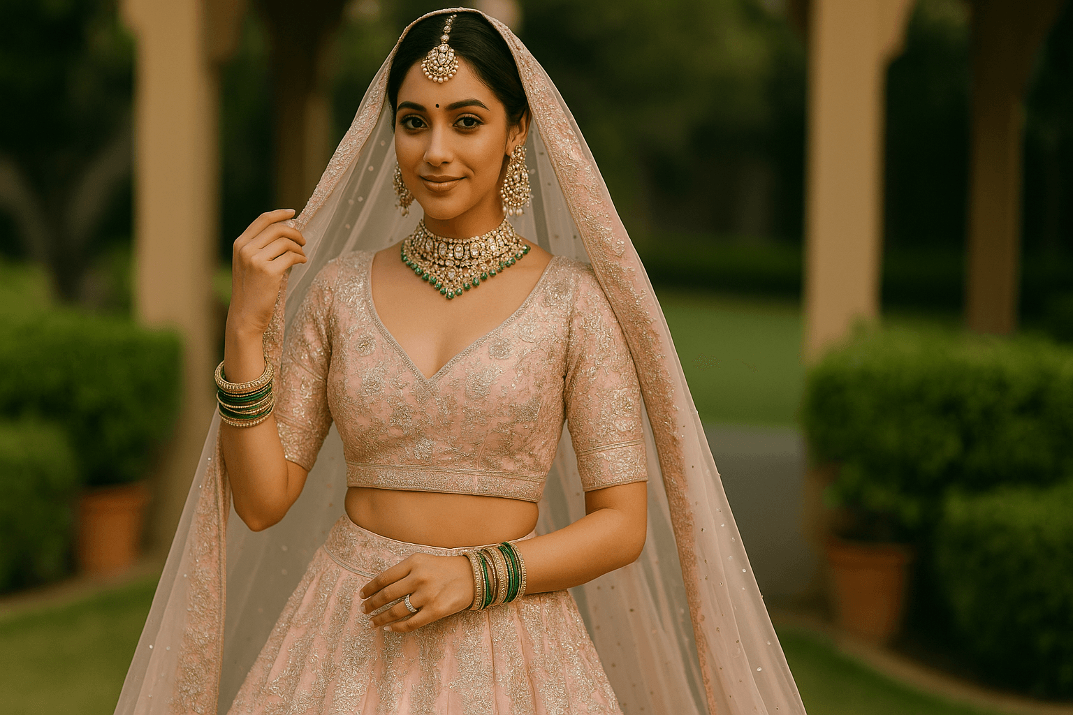 Beyond Red: Trending Bridal Lehengas & Saree Hues for 2025