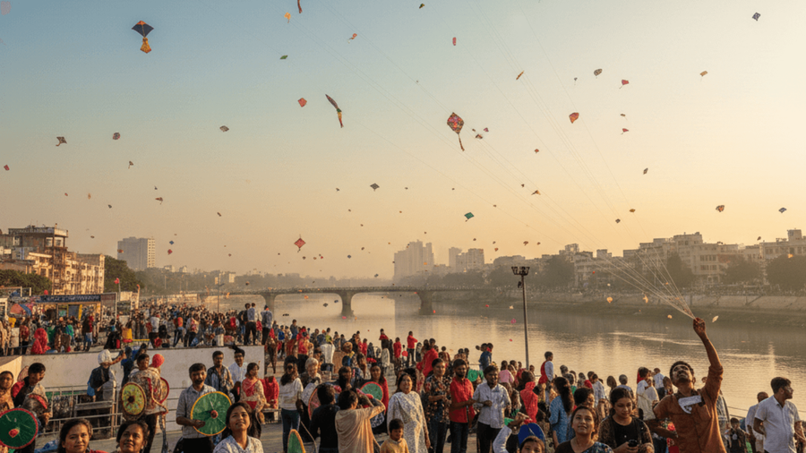 All Roads Lead to Sabarmati When Gujarat Celebrates Its Kite Festival