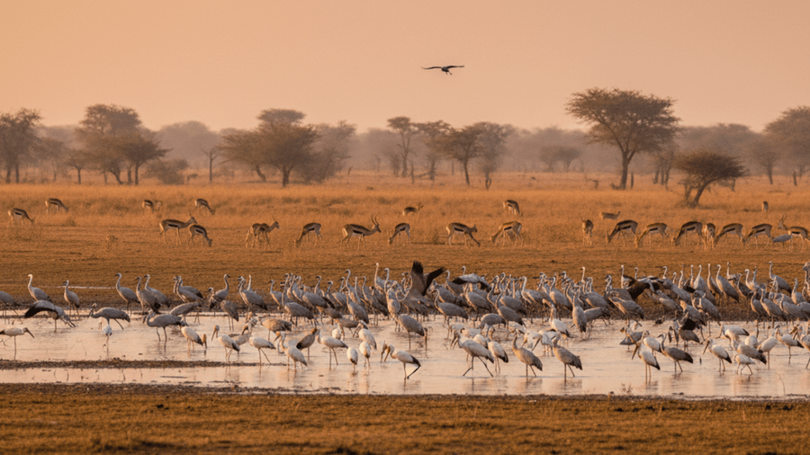 Tal Chhapar Sanctuary Offers a Rare Chance to See Raptors Up Close in Rajasthan