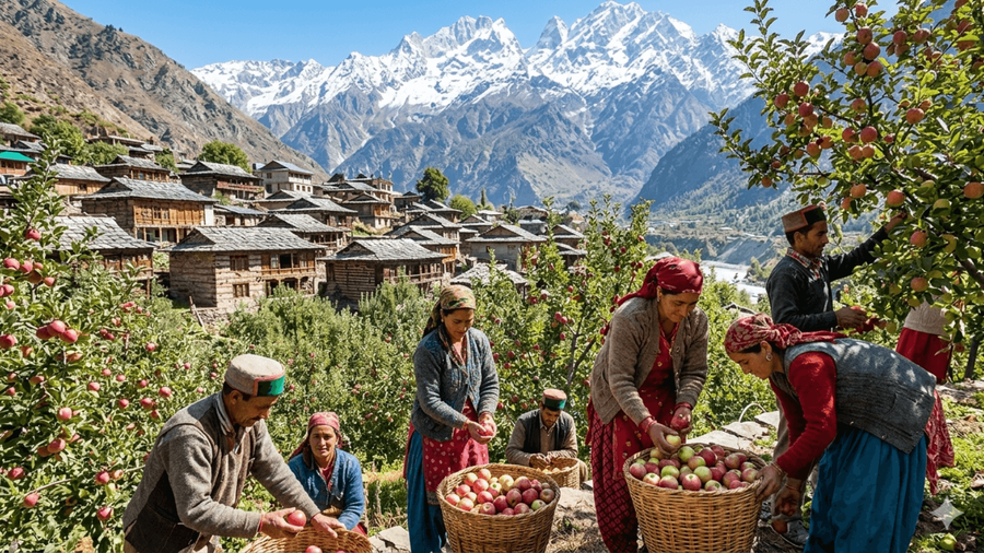 Kalpa and Sangla, Where Orchard Towns Also Offer Front Row Himalayan Views