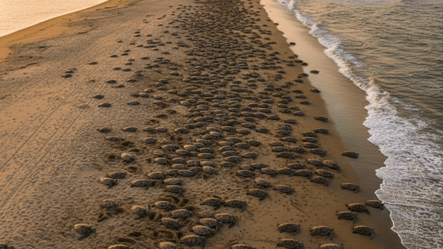 This Odisha Beach Turns Into a Turtle Nesting Ground Yearly