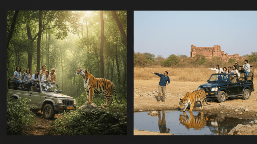 Choosing Between Jim Corbett and Ranthambore Based on Season, Sightings, and Pace