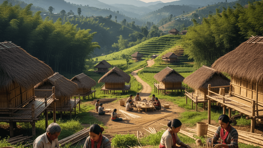 Walking Through Handicraft Centres in Mizoram’s Bamboo Craft Villages