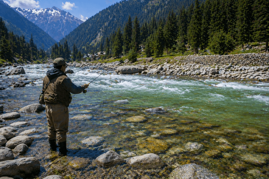 Trout Fishing on the Baspa