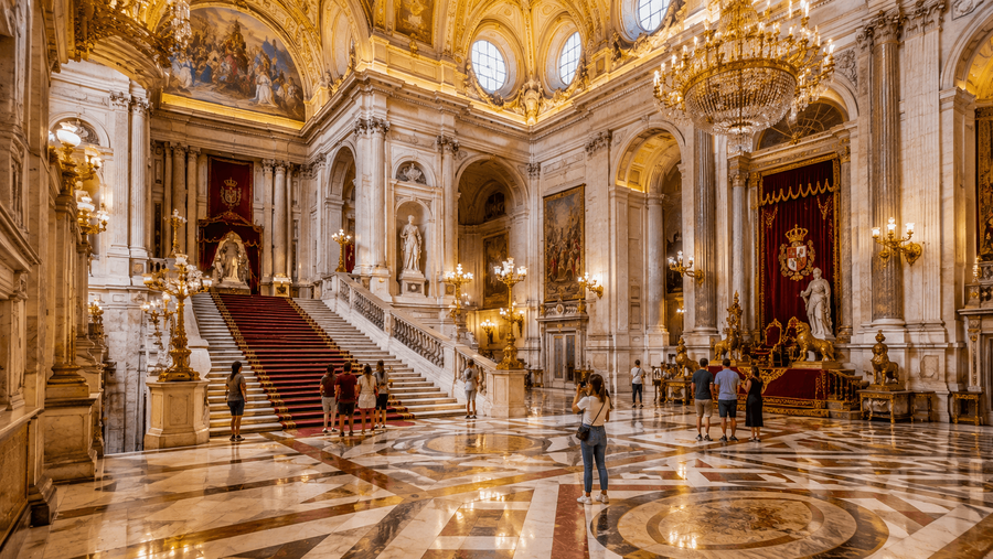 Ceremonial Halls, Throne Room, and Grand Staircase