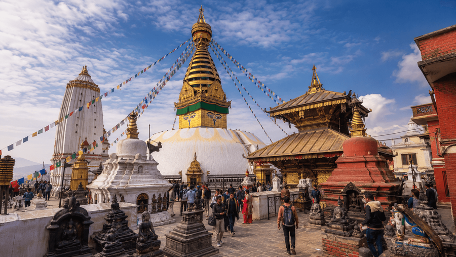 Walk Around the Hilltop Buddhist Complex