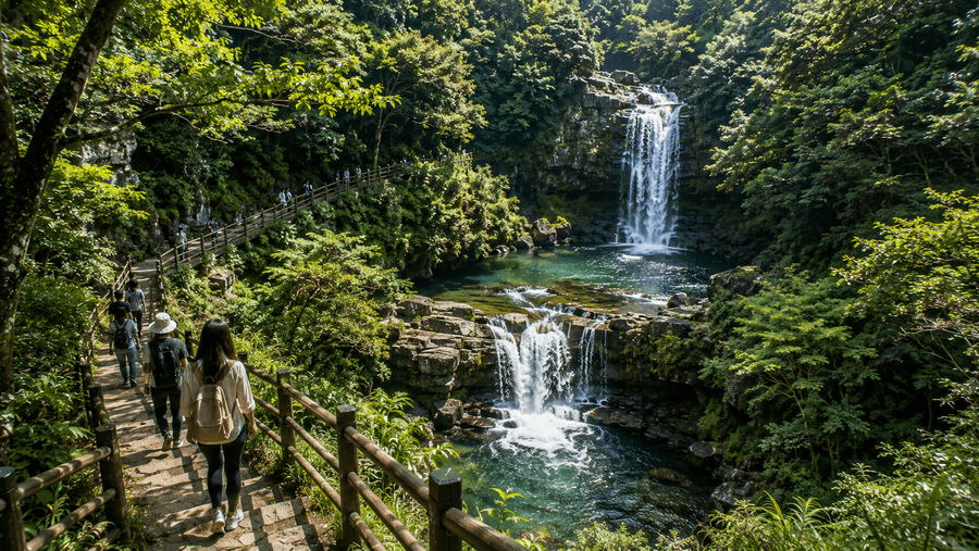 Jeongbang Waterfall
