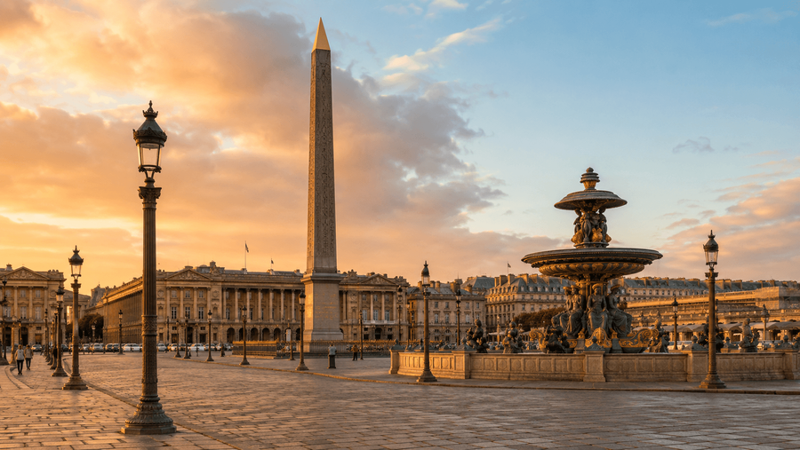 Place de la Concorde and city landmarks visit