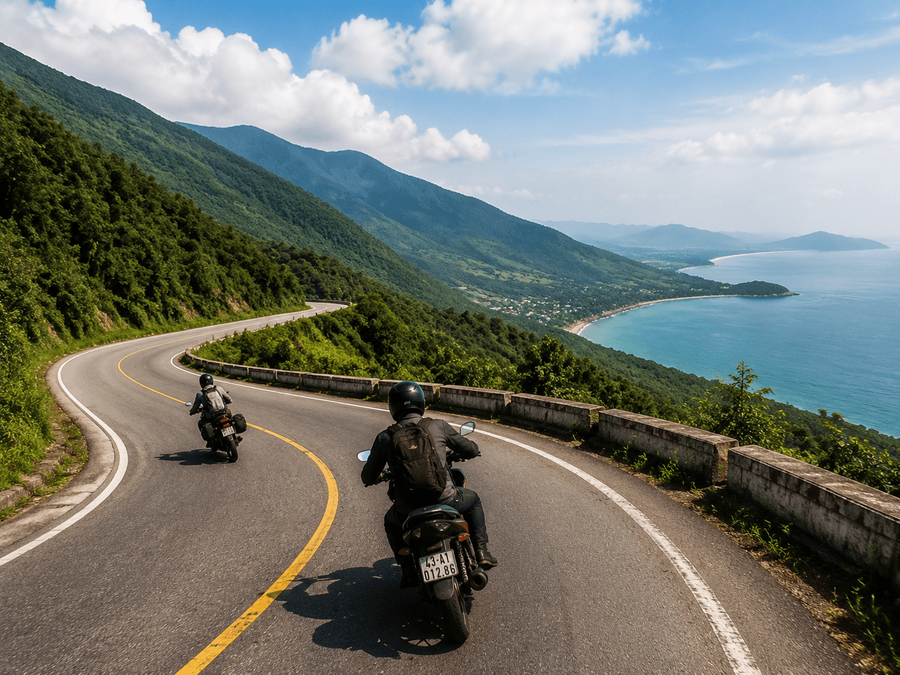Motorbiking the Hai Van Pass