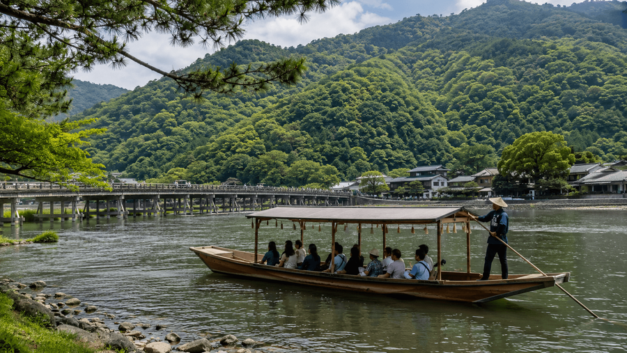 Optional Katsura River Boat Ride