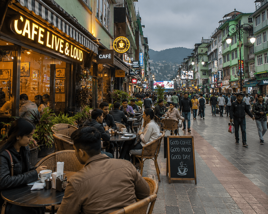 Café Hopping on MG Marg