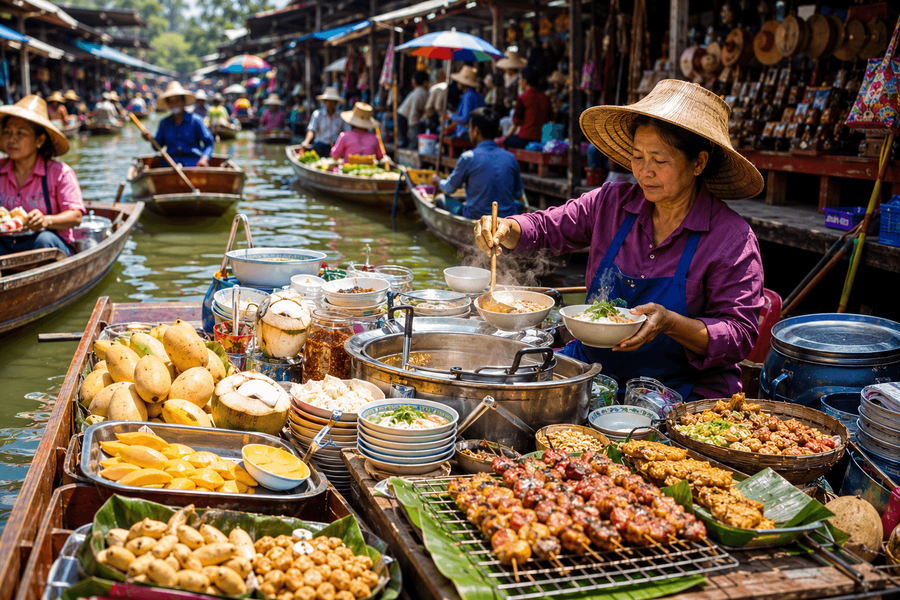 Authentic Thai Snacks and Cuisine