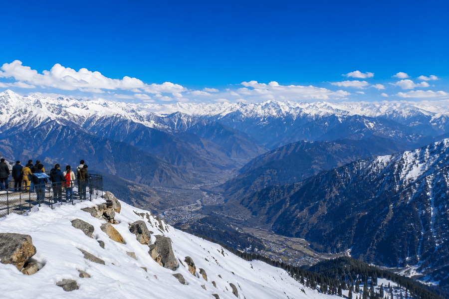 Panoramic Himalayan views