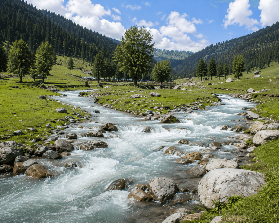 Milky stream crossings