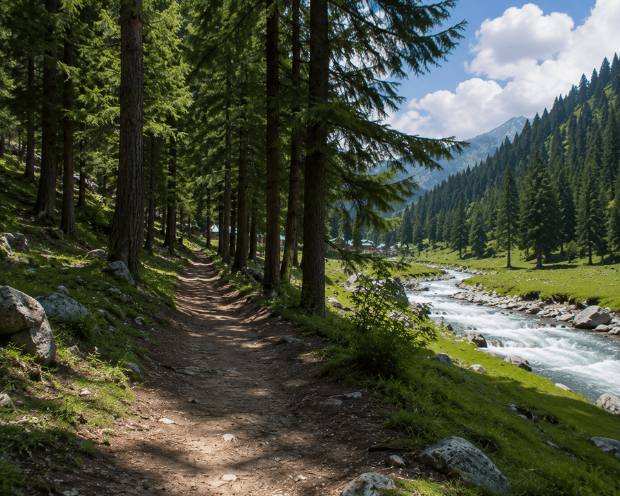 Forest-edge trails