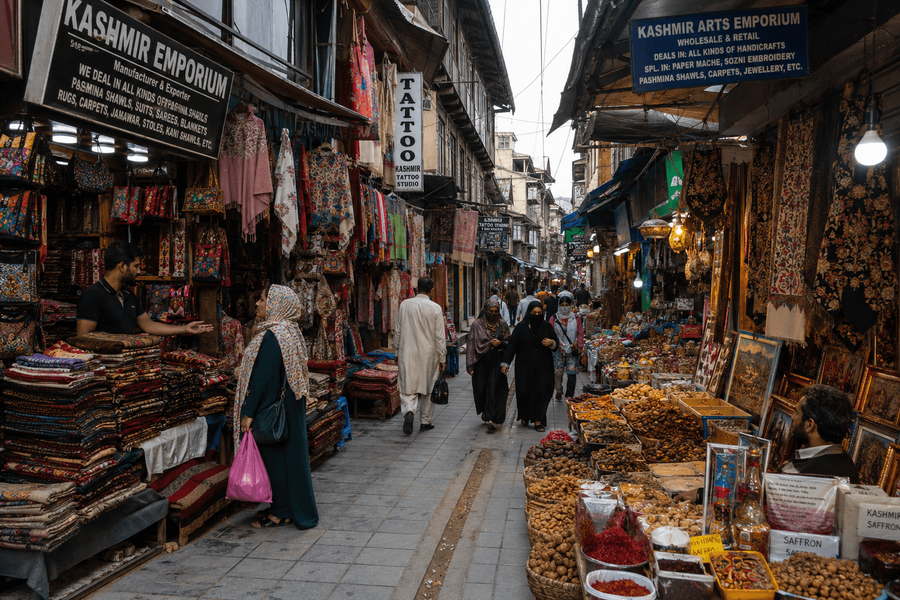 Authentic market lanes