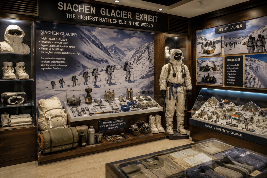 Siachen Glacier Exhibit