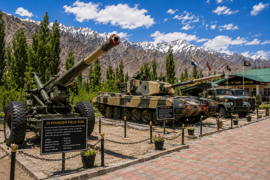 Military Equipment Display