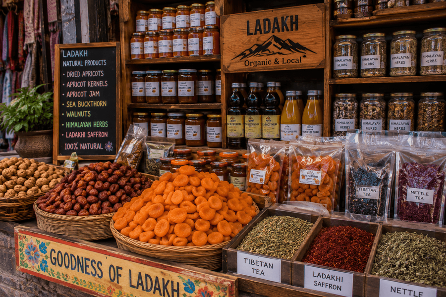 Local Produce & Apricot Products