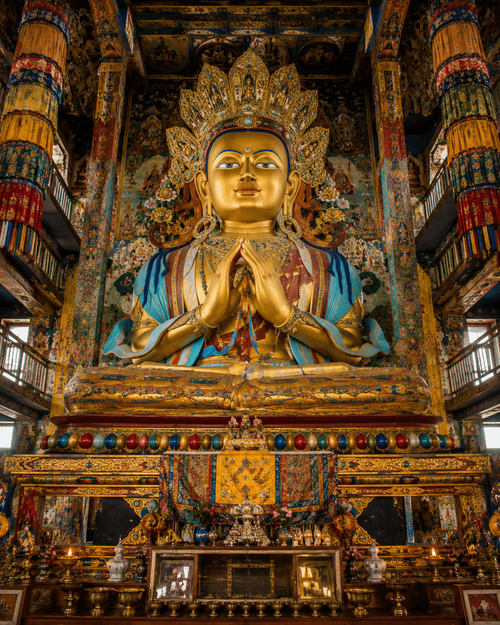 Giant Maitreya Buddha Statue