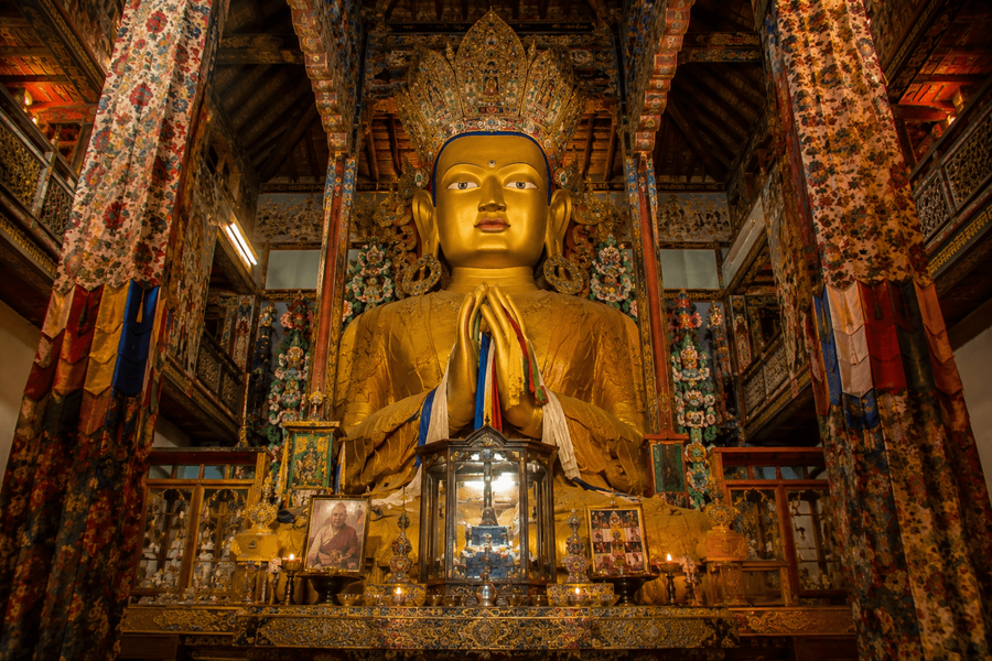 Giant Maitreya Buddha Statue