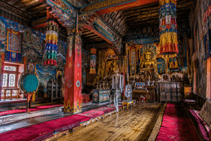 Ancient Prayer Halls and Buddhist Heritage