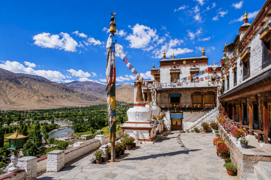Peaceful Monastic Atmosphere