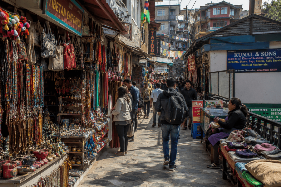 Tibetan Markets in McLeod Ganj 1