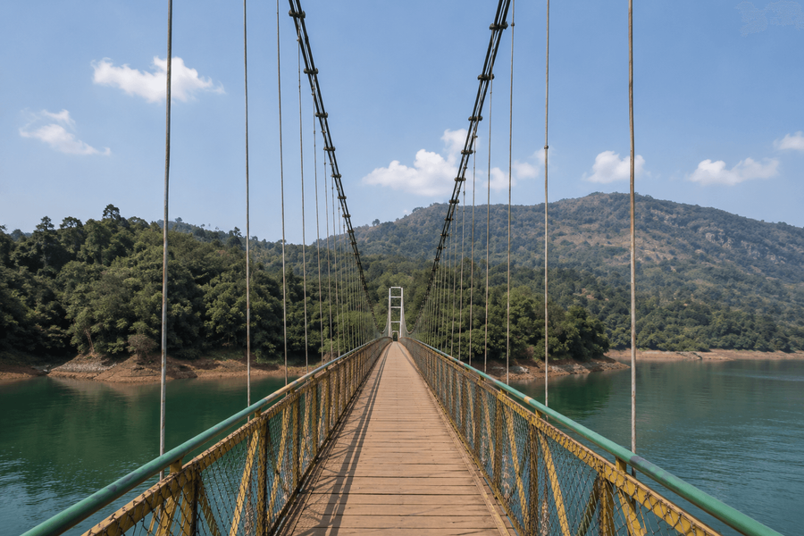 Rope Bridge Crossing