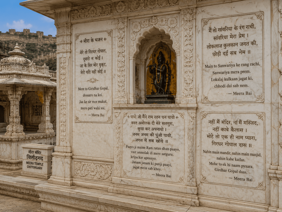 Meera Bhajan Inscriptions