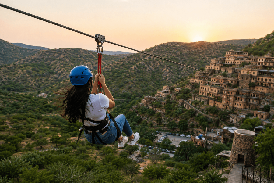 Neemrana Ziplining Adventure