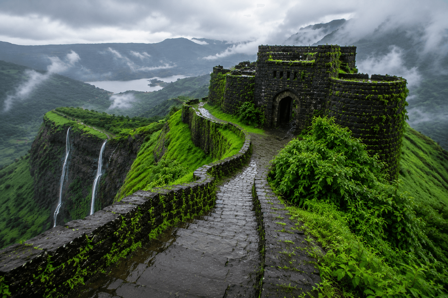 Trek to Lohagad Fort