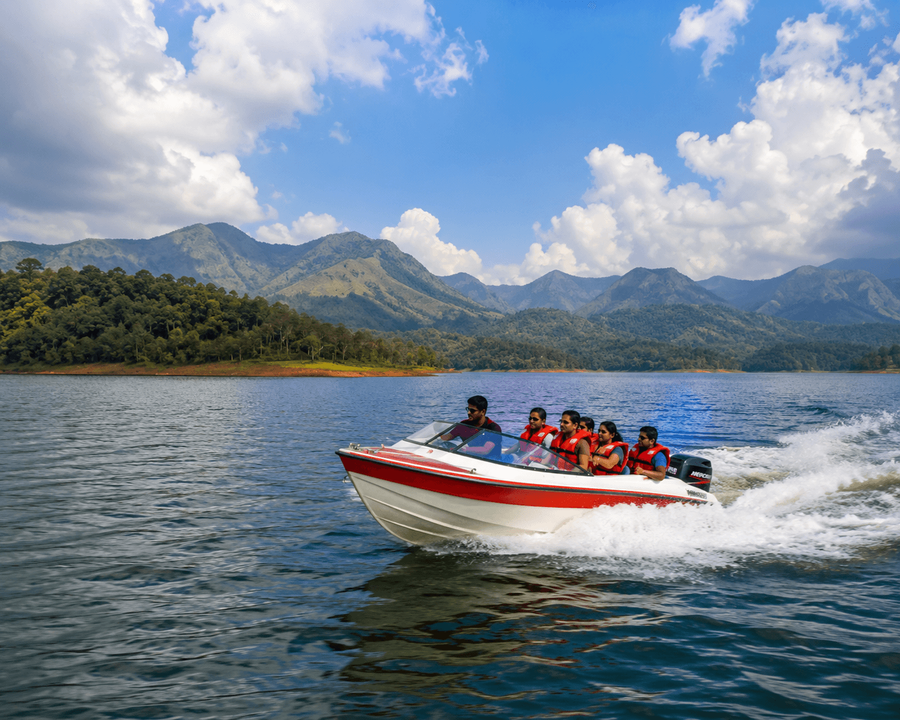 Speedboating at Banasura Sagar Dam