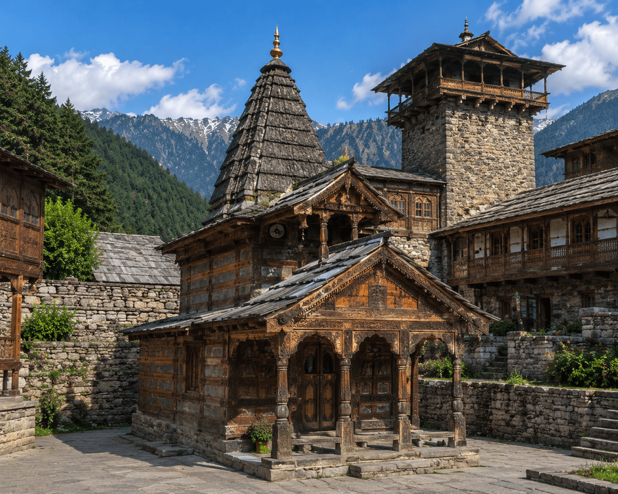 Historic temple inside the complex