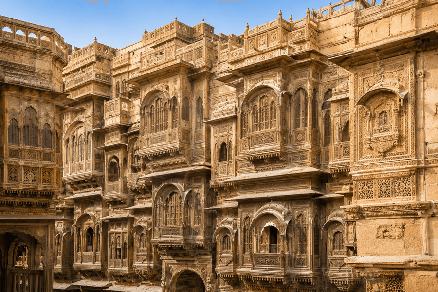 Carved Façade & Five-Haveli Cluster