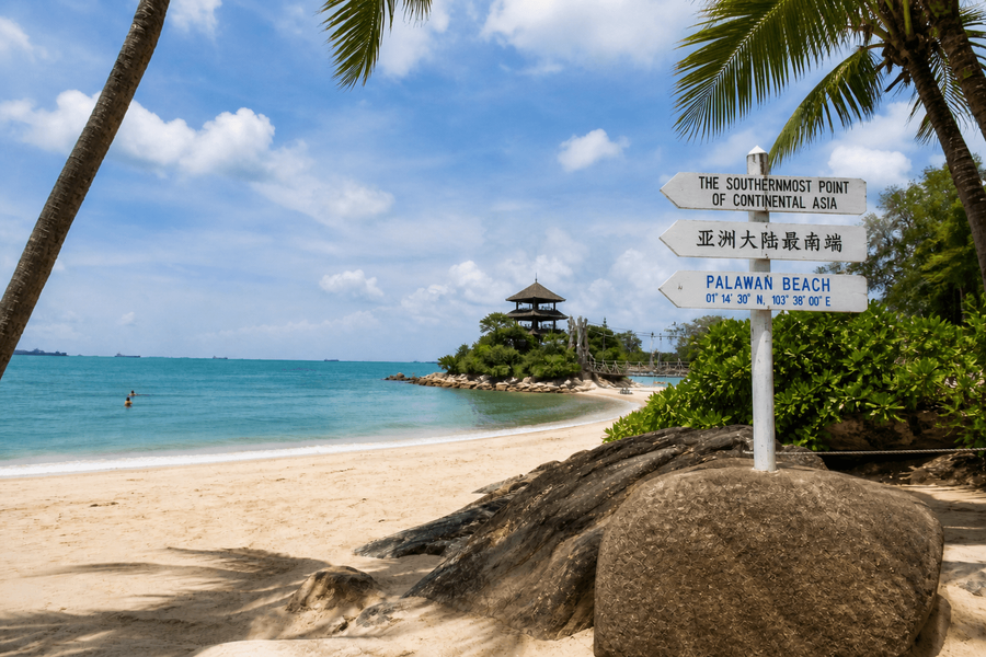 Palawan Beach & Asia's Southernmost Point