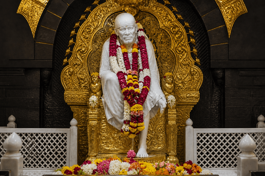 Marble Samadhi Statue