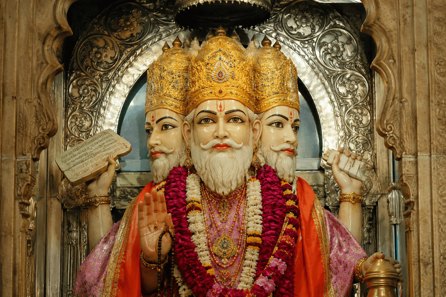 Four-Faced Brahma Image