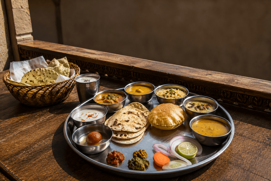 Gujarati Thali at Agashiye