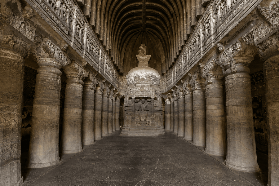 Ajanta Caves highlight