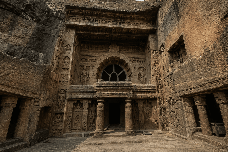 Ajanta Caves highlight