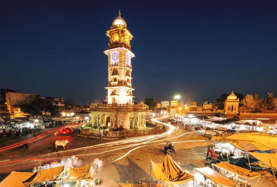 Clock Tower and Sardar Market  