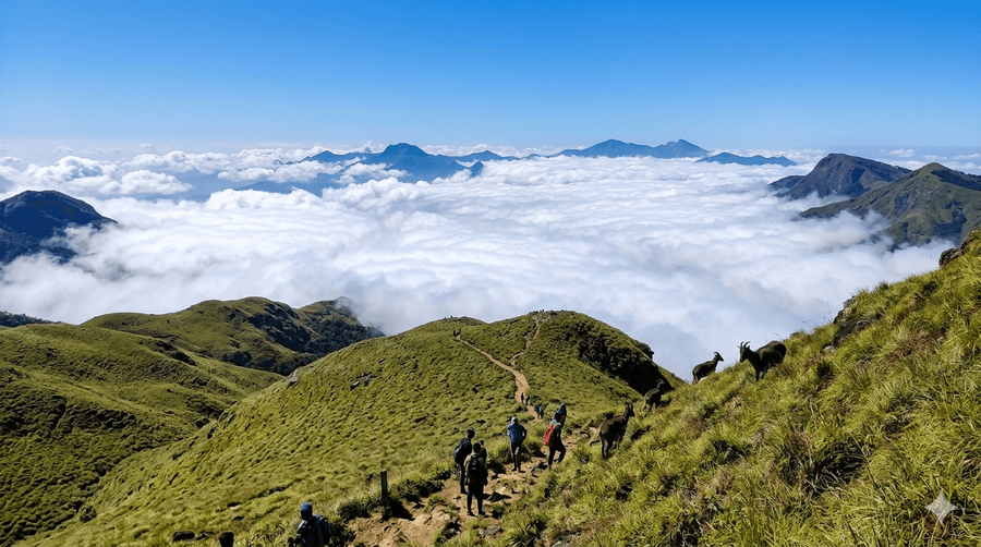 Rolling Grassland Panorama