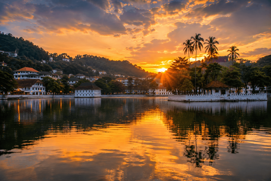 Sunset reflections