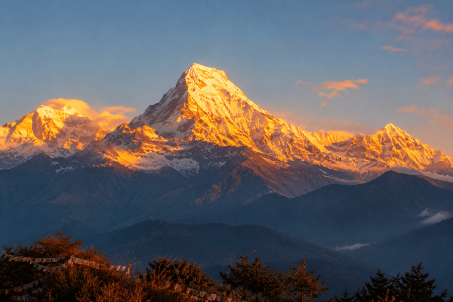 Sunrise over Annapurna