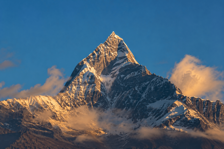 Machapuchare close-up views