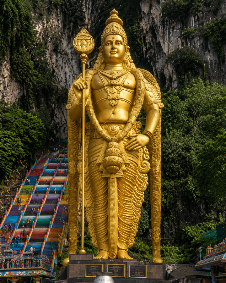 Giant Murugan statue