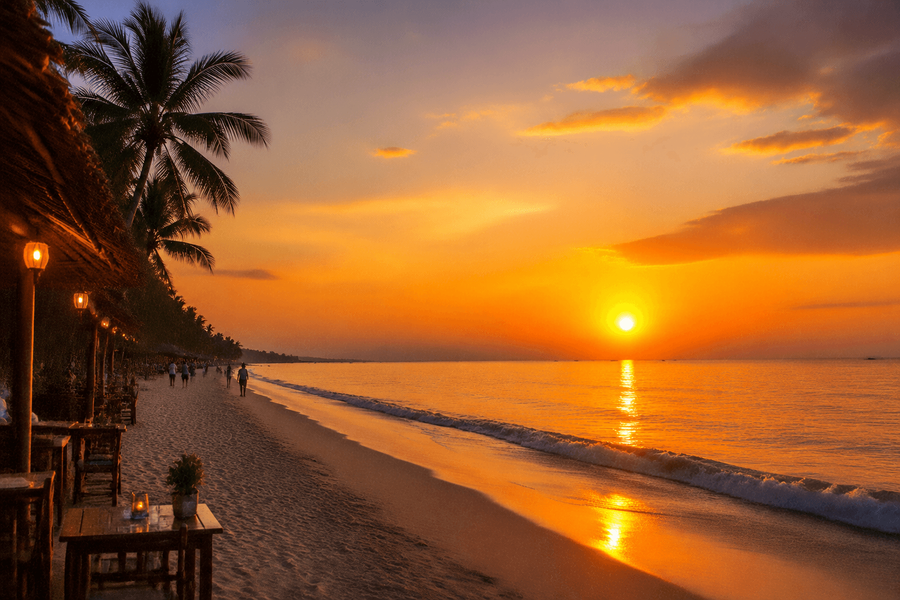 Sunset ocean views